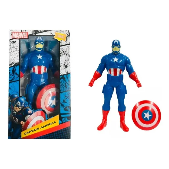 Muñeco Capitan America Articulado Marvel 23 Cm Para Niños