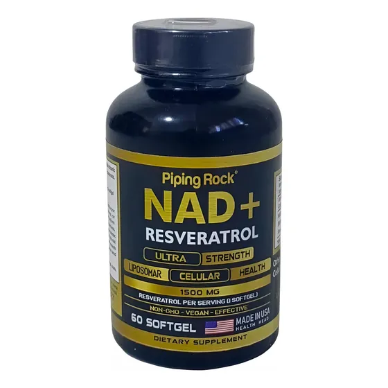 Nad + Resveratrol Ultra 1500 Mg X 60 Capsulas Blandas Usa
