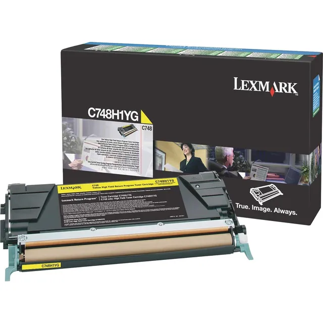 Cartucho Original,tóner Amarillo Lexmark C748h1yg Pag-10,000