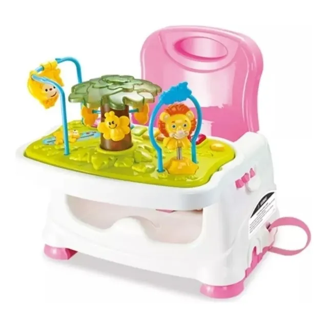 Silla Comedor Portatil , Didacticos 2 En1 . Tablero Musical 