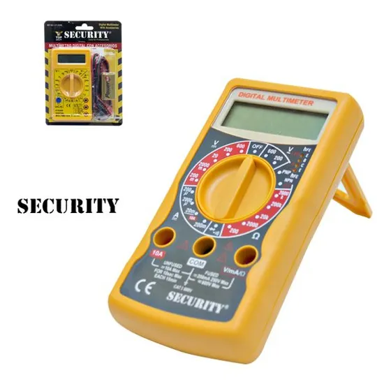 Multi Tester Digital. Security