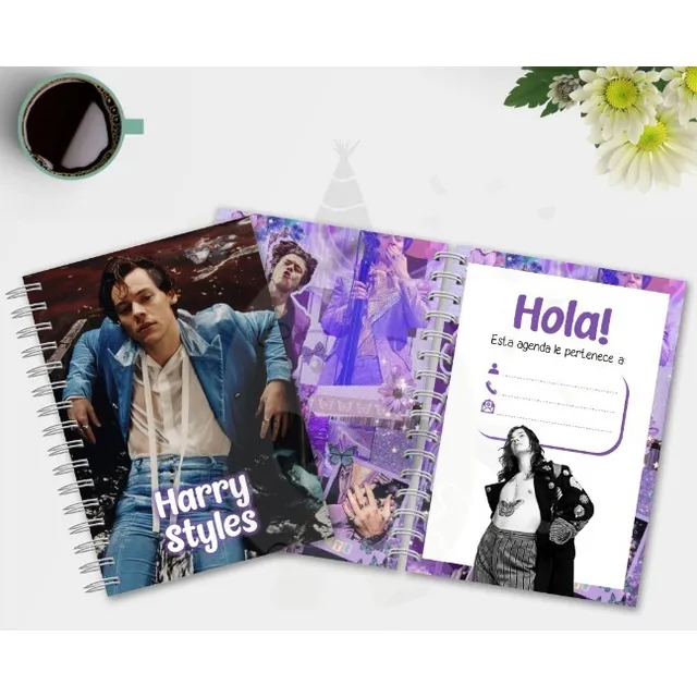 Planner De Harry Styles + Chapita De Regalo