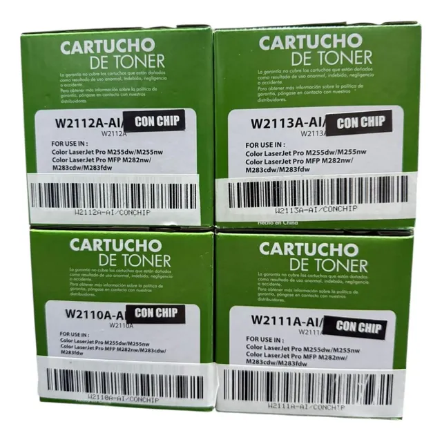 Pack 4toner 206a Con Chip Compatible Nuevo Marca Tigre W2110