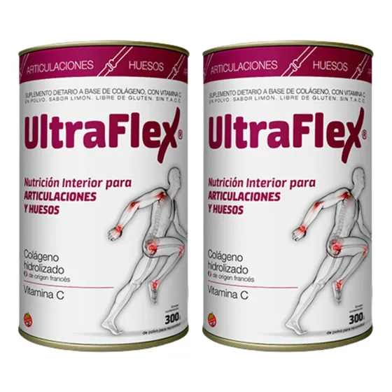 Ultraflex Colageno Hidrolizado Huesos Y Articulacion  X 2 Un