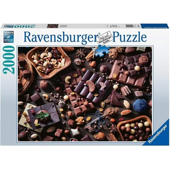 Rompecabezas Ravensburger 2000 Piezas Paraíso De Chocolates