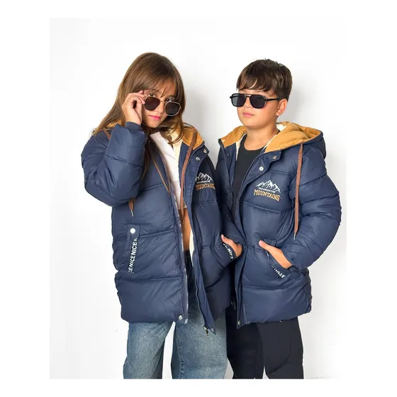 Campera Importada Para Niños De Cuero Mountain Core Kids