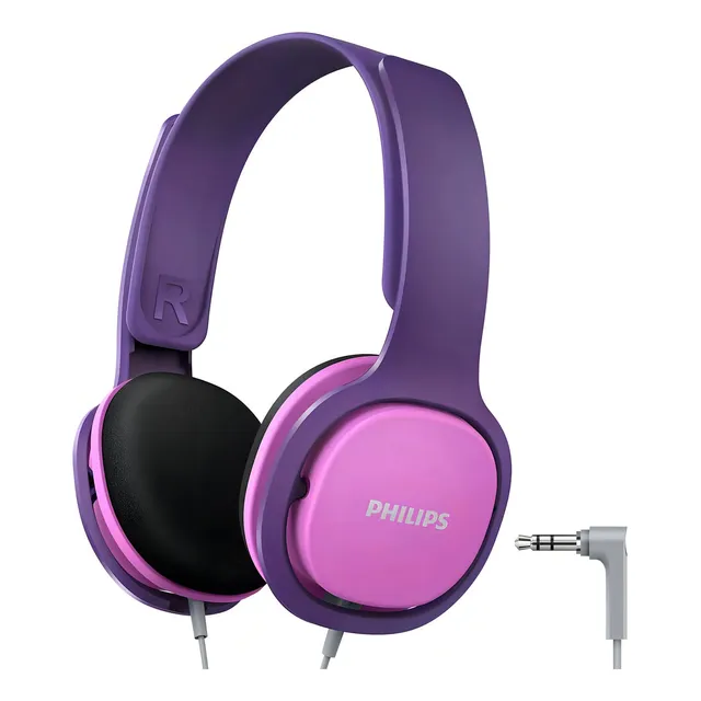 Auriculares Philips Shk2000 para niños, color violeta