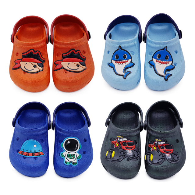 4 Pares Babuche Sandália Menino Bebê Infantil Masculino K08 4 Pares Babuche Sandália Menino Bebê Infantil Masculino K08