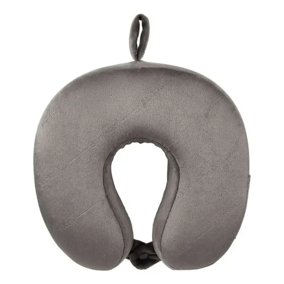 Almohada De Viaje Wenger Color Gris Diseño de la tela Liso