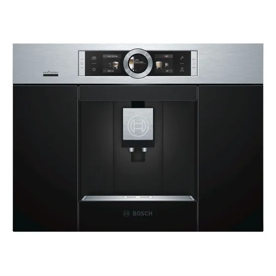Cafetera Bosch CTL636E.6 super automática negra y inox expreso 220V