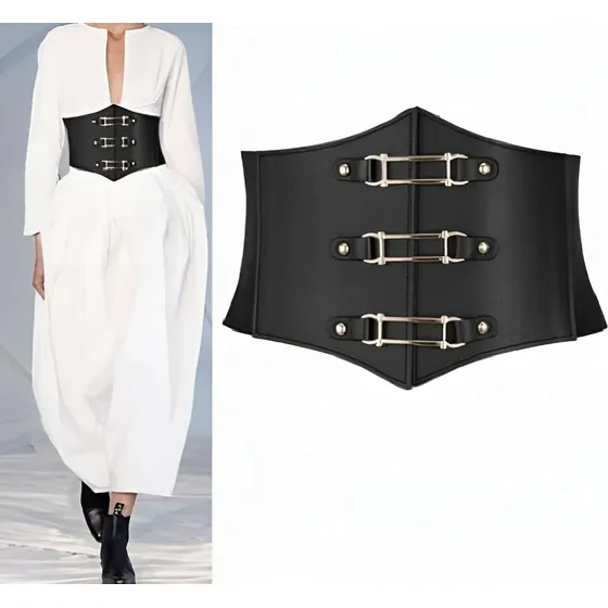Cinturón Elástico Tipo Corset Cinturilla Reductora Para Dama