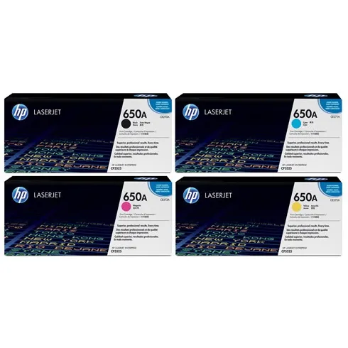 Toner Hp Nuevos 650a Ce270a, Ce272a, Ce272a, Ce273a