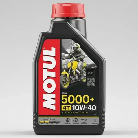 Óleo de motor Motul 5000+ 10W40 1 L semi-sintético para motos e quadriciclos de 1 unidade
