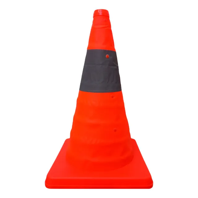 Cono De Emergencia Retractil 45cm Seguridad Vial Separador