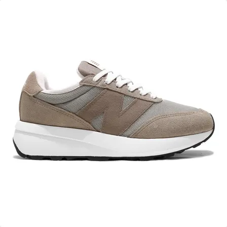 Tênis New Balance 370v1 Unissex Casual Marrom/cinza 44.