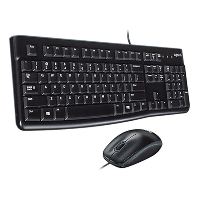 Logitech Mk120 Combo Teclado Y Mouse Usb Plug And Play Ñ