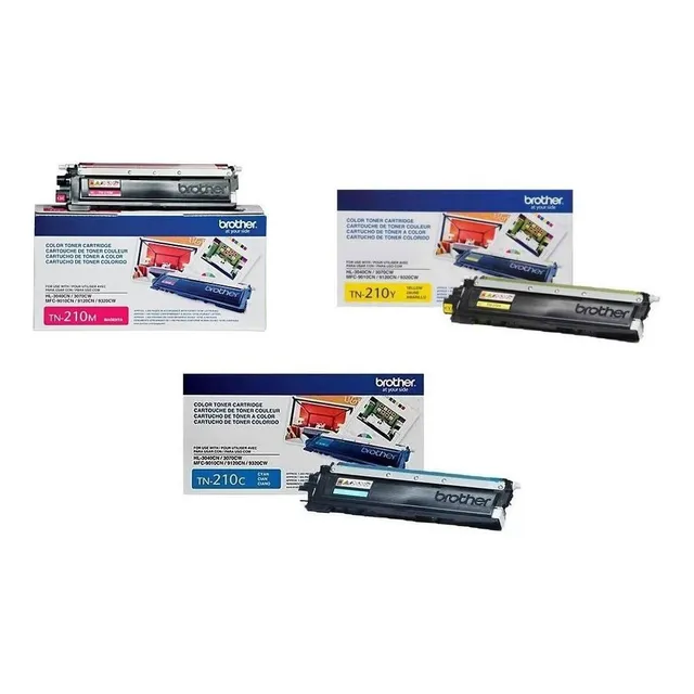 Pack De 3 Toners Brother Tn210/y/c/m Original Y Facturado!!