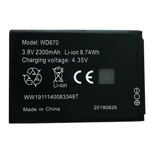 Batería Pila Zte Wd670 Wi-pod 3.8v 2300mah Nuevas.