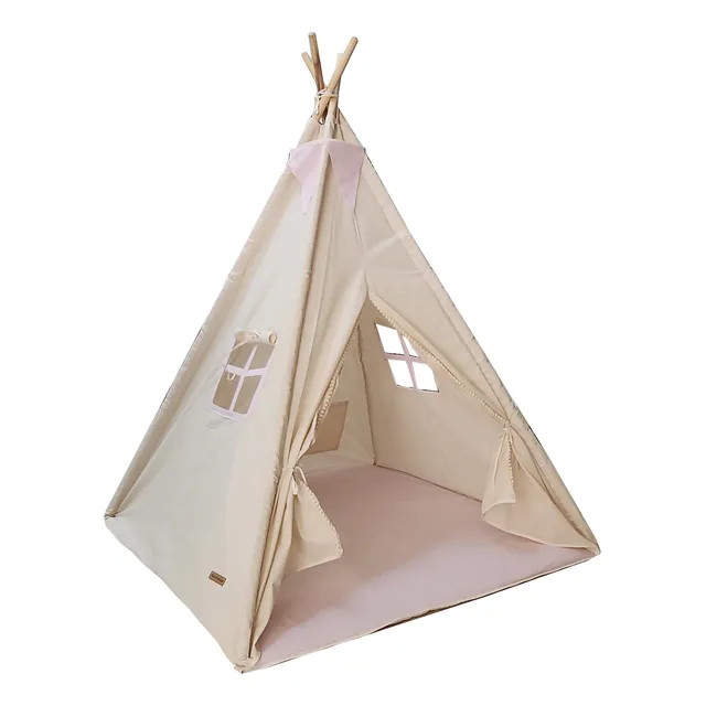 Carpa India Con Base Acolchonada, Tipi, Pijamada, Teepee 