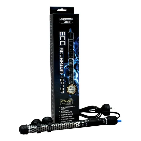 Calefactor Calentador P/ Acuario Aqua Zonic 200w 270 Litros
