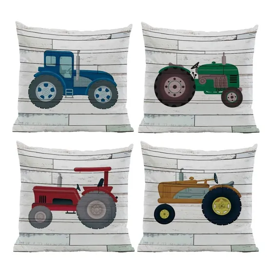 4 Funda Almohada Decorativa Para Hogar Dormitorio Habitacion