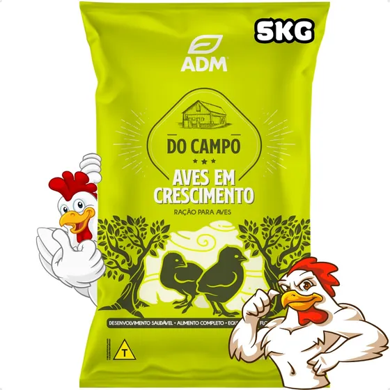 Racao Inicial De Crescimento Para Aves Pintinhos Natural