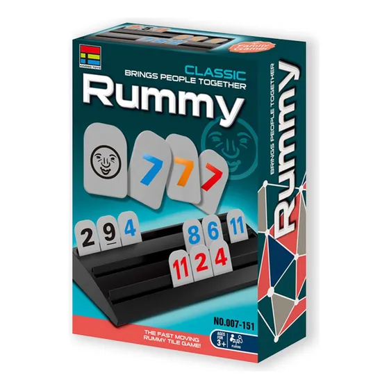 Juego De Mesa Rummy - O Basico 2 - 4 Jugadores +5 Años