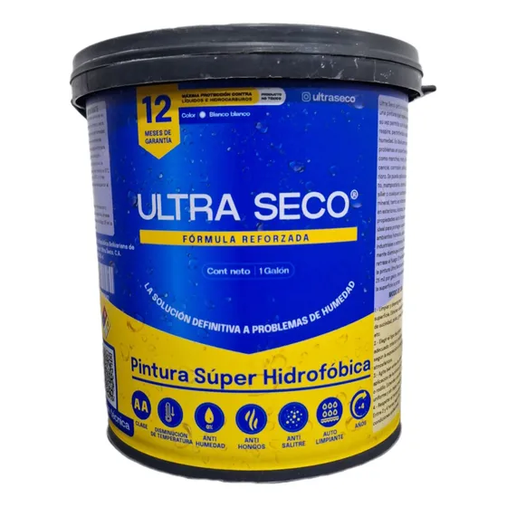 Pintura Impermeabilizante Hidrófobica Ultra Seco