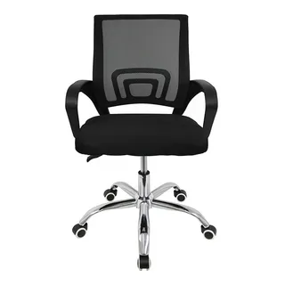 Cadeira EscritĂłrio GiratĂłria Office Arco Estofado Mesh Cor Preto Material Do Estofamento Tecido/mesh Cadeira EscritĂłrio GiratĂłria Office Arco Estofado Mesh Cor Preto Material Do Estofamento Tecido/mesh
