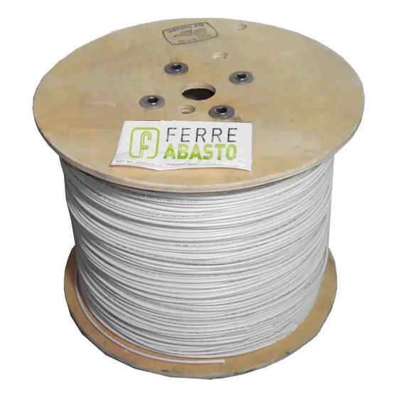 Cable Thw-ls 1x12awg Blanco 500m 100% Cobre Nom Cdc