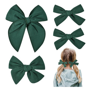 Deeka 4 Pcs Dark Green Algody Linen Bows 3 Styles 5 Y 4 Cabe Deeka 4 Pcs Dark Green Algody Linen Bows 3 Styles 5 Y 4 Cabe