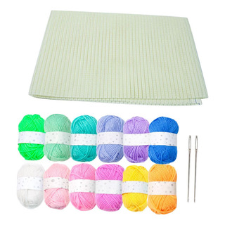 . Kit De Crochet Para Principiantes Con Juego De 12 Rollos. . Kit De Crochet Para Principiantes Con Juego De 12 Rollos.