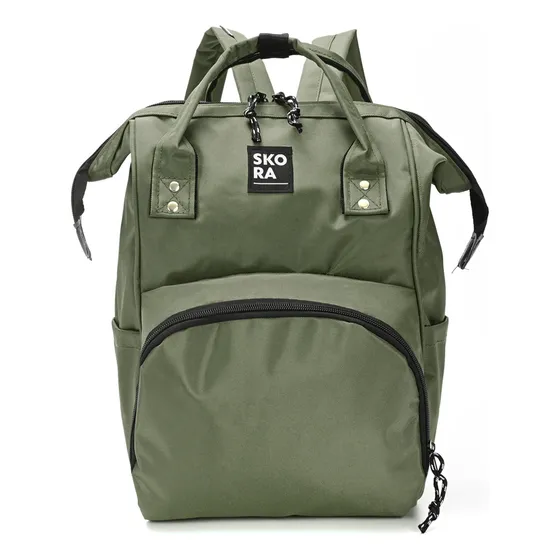 Mochila Bolso Maternal Skora Mommy Boca De Pez Con Cambiador