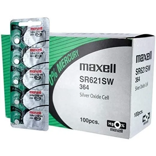 Pilas Baterias De Relojes Sr626/377 Y Sr621/364 Maxell 