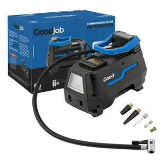 Compressor De Ar Elétrico Portátil 120w Encher Pneu Carro Moto Bicicleta Gj-150 GoodJob