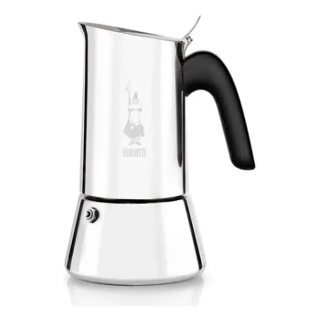 Cafetera Bialetti Italiana Moka  Acero Inoxidable 4 Tazas