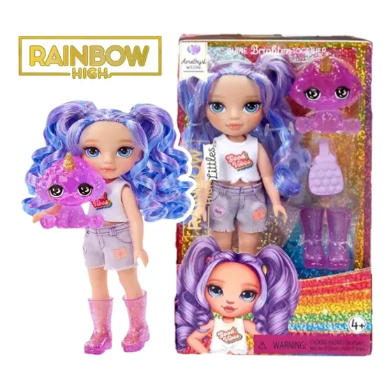 Muñeca Rainbow High Little Willow Violet Mini New Modelo Em