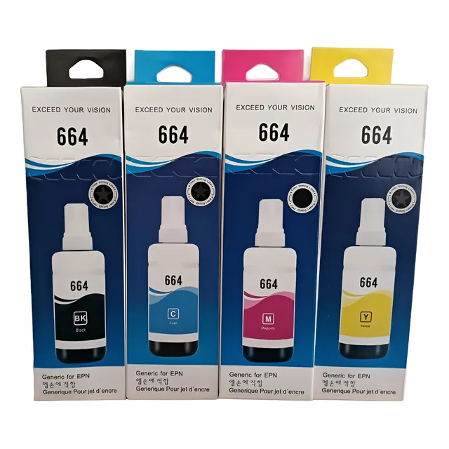 Kit 4 Tinta Genérica Para L350 L355 L365 L395