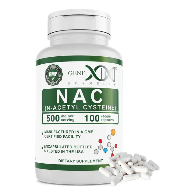 Genex  Nac N Acetyl Cysteine Supports Liver Health 100 Cps