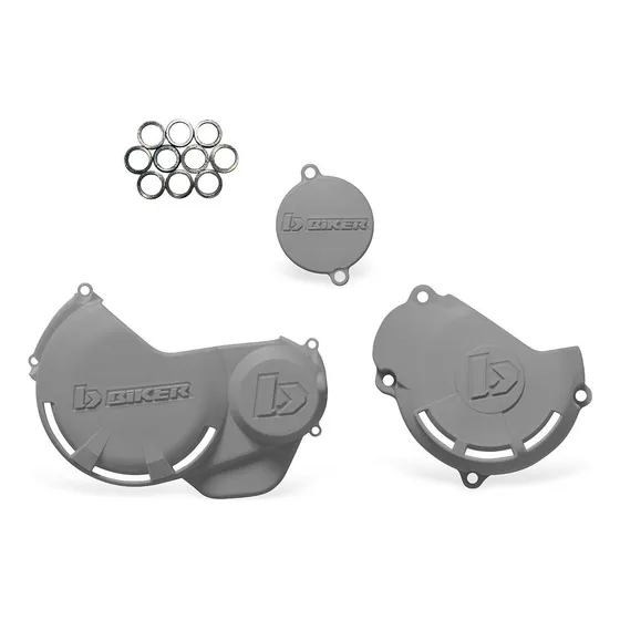Protetor De Tampas Do Motor Crf 230 Biker 3 Pçs Varias Cores