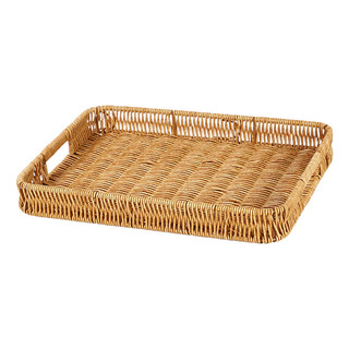 De Cesta De Almacenamiento De Mimbre, Bandeja Rectangular M De Cesta De Almacenamiento De Mimbre, Bandeja Rectangular M