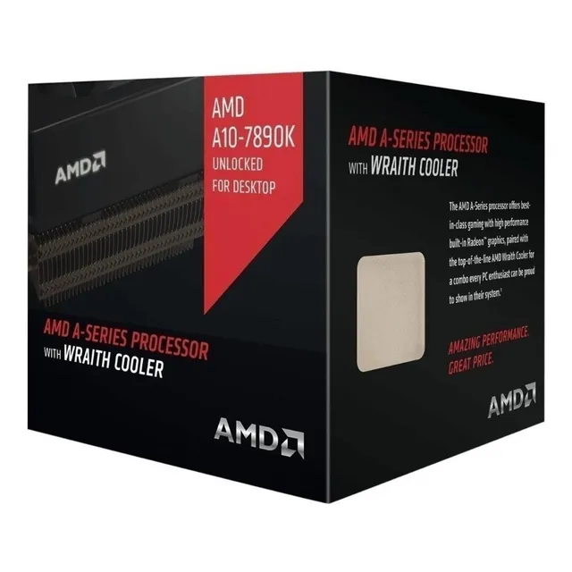 Procesador gamer AMD A10-Series A10-7890K AD789KXDJCHBX de 4 núcleos y 4.3GHz de frecuencia con gráfica integrada