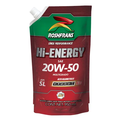 Aceite 20w50 Mineral Roshfrans Hi Energy 1lt Hecho En Mexico