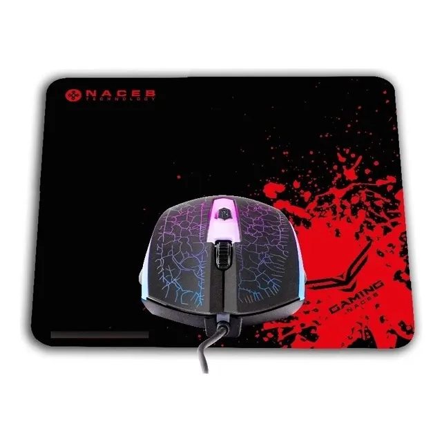 Kit Mouse + Mousepad Naceb Technology Na-632