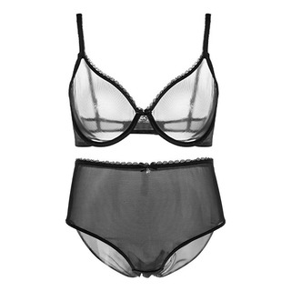 Varsbaby Sujetador Transparente Con Aros Para Mujer Y Bragas Varsbaby Sujetador Transparente Con Aros Para Mujer Y Bragas