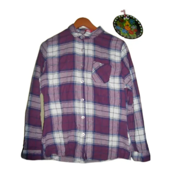 Camisa A Cuadros Térmica De Botones