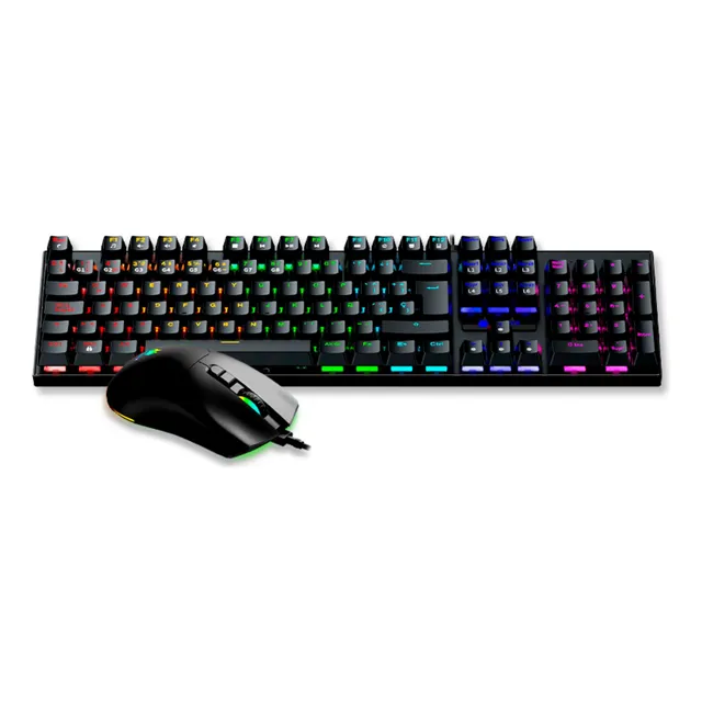 Kit Gaming Teclado + Mouse Antryx Gc-3100 Negro Switch Red