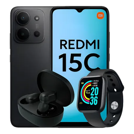 Xiaomi Redmi 15c Dual Sim 256gb 8gram Versão Global+ Brindes Preto