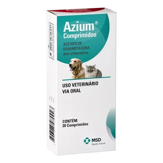 Azium 20 Comprimidos Anti-ilamatório Msd Imediato
