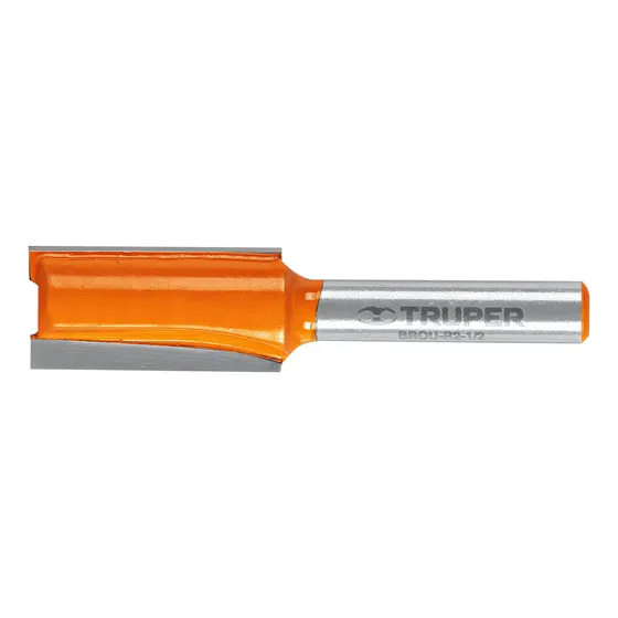 Fresa Recta 2 Filos 1/2' Herramienta Marca Truper